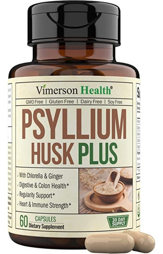 Psyllium Polvo 60 Cápsulas - Unida - Unidad A $3465