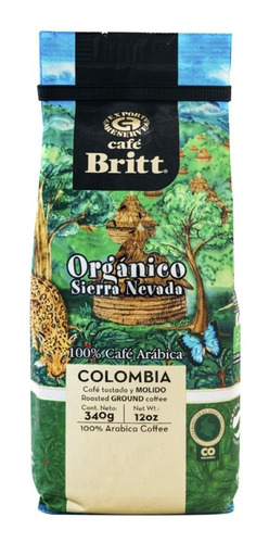 Café Britt Colombia Organico Molido