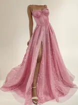 Comprar Vestidos De 15  Rosa Sandra Yan A Medida Vs. Colores