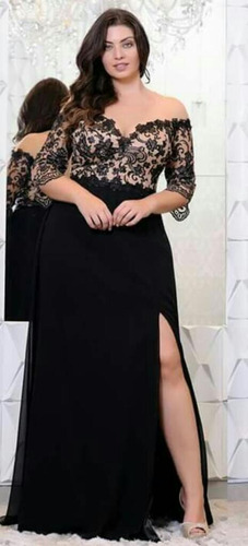 Hermoso Vestidos Para Gorditas De Noche A Pedido Plus Size 