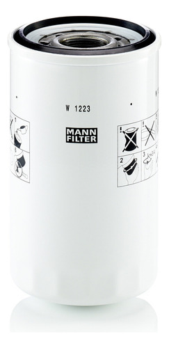 Filtro Oleo Mann W1223 Compatível Com Case-ih 51441635