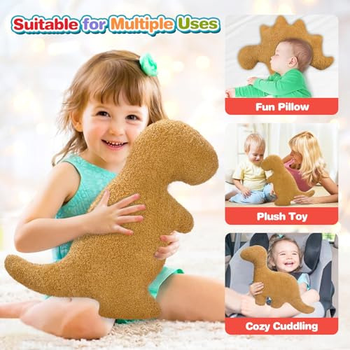 Almohada De Nuggets De Dinosaurio Para Regalos De Cumpleaños