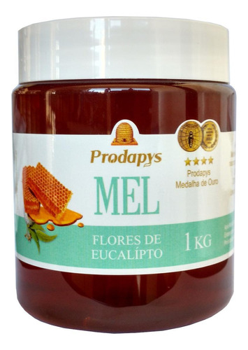 Mel Puro De Abelha 1kg - Eleito O Melhor Mel Do Mundo