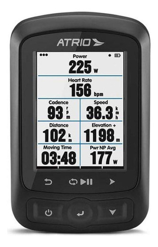 Gps Bike Atrio Titanium Bluetooth 2,2'' + Cinta Cardíaca