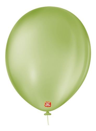 Balão Verde Eucalipto 9  Polegadas - 50 Uni - São Roque