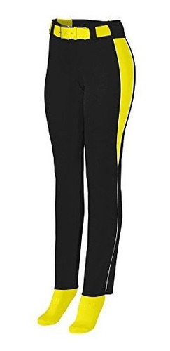 Augusta Sportswear Niñas Outfield Softball Pant L Negro - Ro