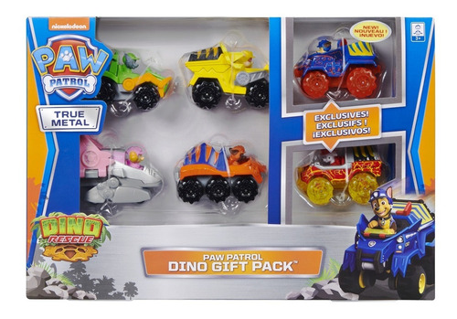 Paw Patrol Dino Gift Pack Set 6 Muñecos - Spin Master