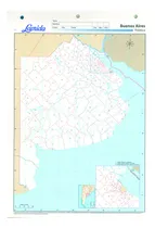 Comprar Mapa Buenos Aires Político Block X 20 N°5