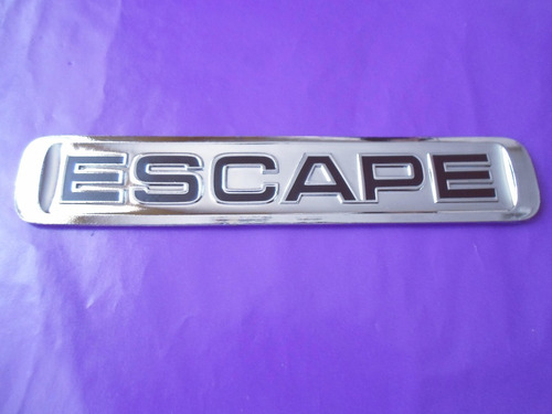 Emblema Escape Camioneta Ford Placa