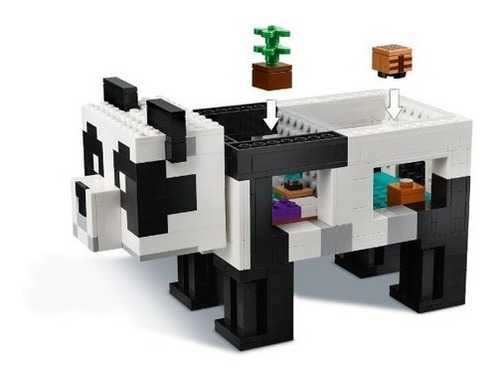 Kit De Construcción Lego Minecraft El Refugio-panda 21245 553
