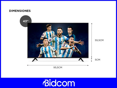Smart Tv Noblex 43 PuLG Full Hd Led X7 Series Dk43x7100 Rex