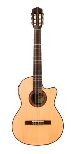 Guitarra Criolla Clasica Microfono Gracia Wilde Pro Acustica