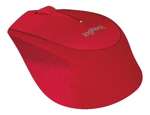Imagen 2 de 5 de Mouse Ergonomico Inalámbrico Logitech M280 Rojo