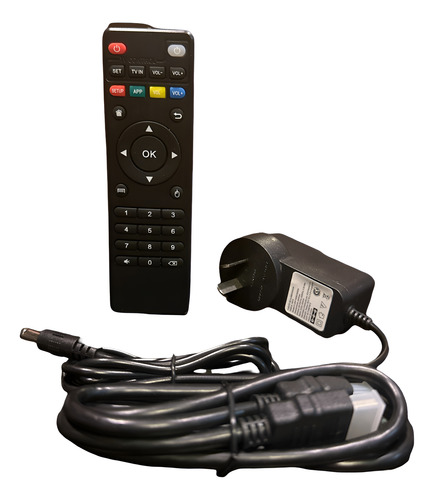 Tv Box Convertidor Smart 6k Android Negro Estándar