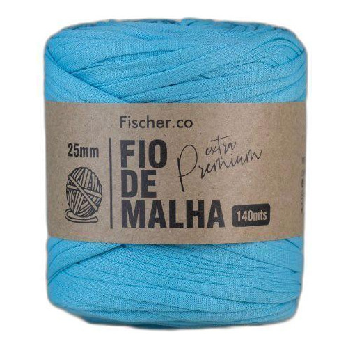 Malha Extra Premium Fischer 25mmx140m Coleção 83 Turquesa