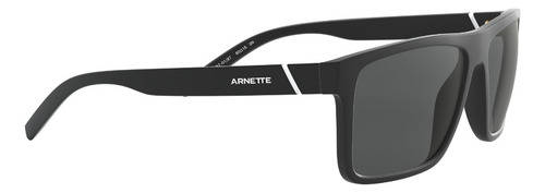 Lente De Sol Arnette 0an4267 Goemon Rectangular Goemon Grey Matte Black Matte Black/white