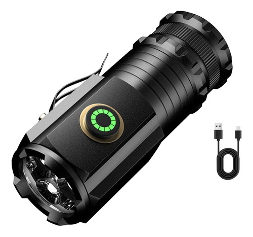 A De Flash Mini Con 3 Led Multifunción Flashlight