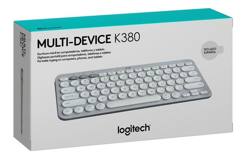 Teclado Logitech K380 Multi-device Bluetooth Almond Milk