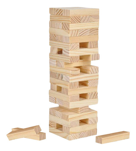 Artcreativity Juego De Torre De Madera, Juego De Bloques De