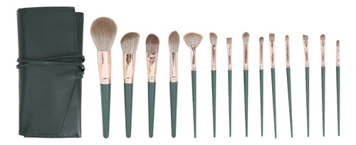 Set De 14 Brochas De Maquillaje Para Sombras De Ojos Y Color