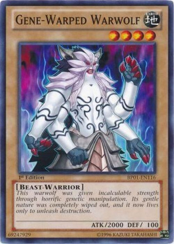 Gene-warped Warwolf (bp02-en116) Yu-gi-oh!