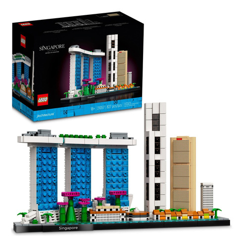 Lego Arquitectura Singapur 21057 Modelo Construcción Métri