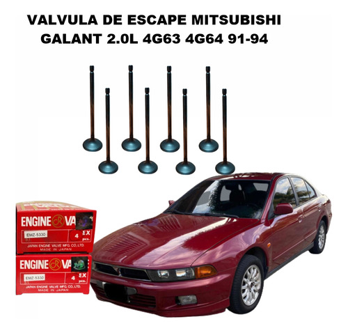 Valvula De Escape Mitsubishi Galant 2.0l 4g63 4g64 91-94
