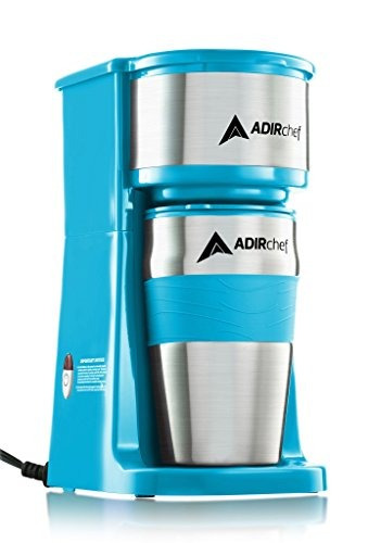 Cafetera Personal Adirchef Grab N 'go Con 15 Oz. Taza De