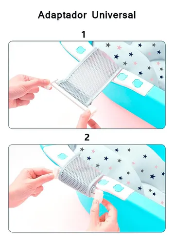 Cojin Para Bañera Bebé Más Gorro De Ducha Para Bebé Set De