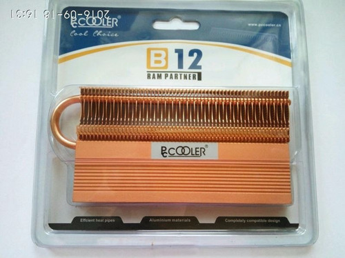 Dissipador - Cooler Universal P Memoria Ram Com Heat Pipe