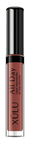 Labial Líquido Intransferible All Day Larga Duración Z249 Acabado Mate Color 26 - Canela