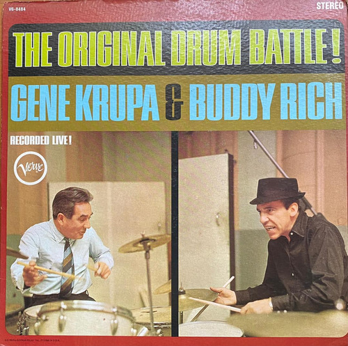 Disco Lp - Gene Krupa & Buddy Rich / Original Drum Battle!