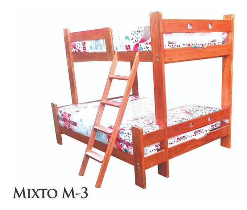 Camarote Mixto M - 3 , Madera Tornillo