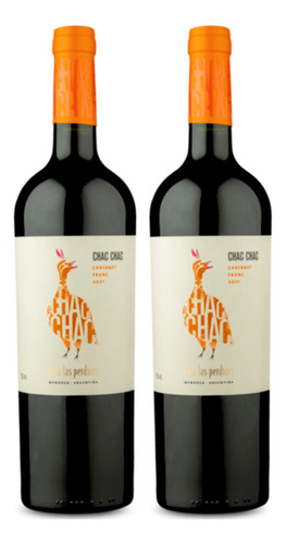 Vinho Argentino Chac Chac Cabernet Franc 750ml Tinto Kit C/2