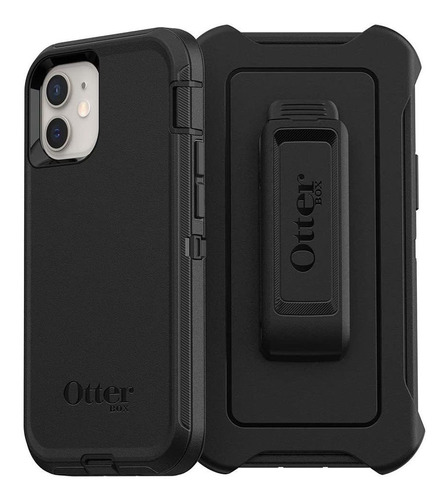 Funda Otterbox Defender Series Para iPhone 12 Mini Negra
