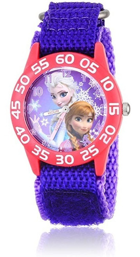 Reloj Para Niñas Elsa Y Ana Frozen Correa Nylon   Original