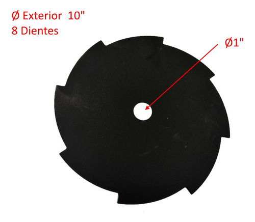 Disco Corte Desbrozadora 8 Dientes 10