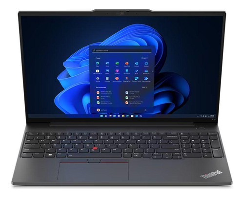 Laptop Lenovo Thinkpad E16 Ryzen 7 8gb 512gb Ssd 16  Wuxga Color Negro