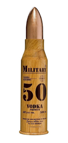 Vodka Military 50 500cc - Oferta