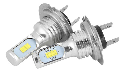 2pcs 80w 6000k H7 Led Coche Niebla Luz Blanca 12-24v