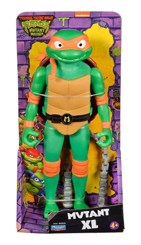 Figura Tortugas Ninjas Michelangelo Mutant Xl 24 Cm Lelab