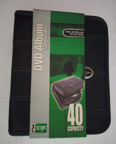 Organizador Estuche Carpeta Porta Cd Y Dvd Para 40 No Envio