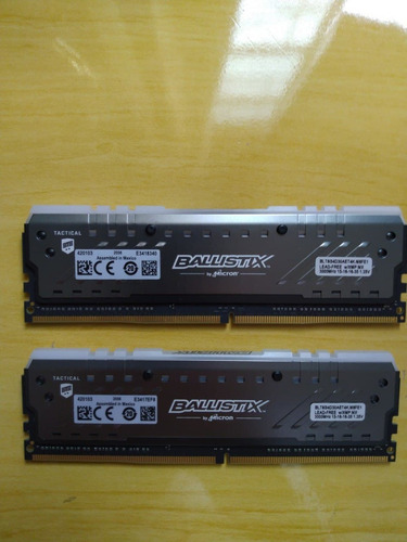 Ddr4 Crucial Ballistix Rgb 3000mhz C15 2x8gb-faz Oc 3800mhz