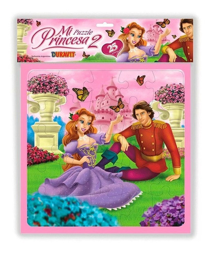 Puzzle Rompecabezas Mi Princesa 2 X25 Piezas 42 Duravit