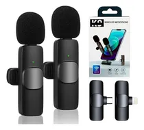 Comprar Micrófono de solapa inalámbrico dual K9 para teléfonos celulares tipo C