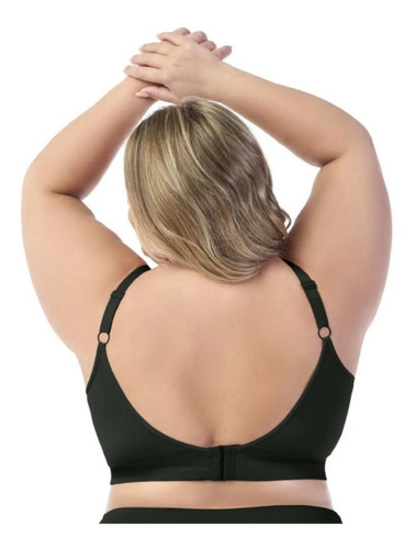 Imagem 4 de 4 de Sutiã Confort Bojo Removível Alça Larga Plus Size Zr0303-013