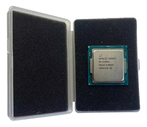 Processador gamer Intel Xeon E3-1230 V5 CM8066201921713 de 4 núcleos e 3.8GHz de frequência