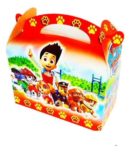 Cajita Feliz De Paw Patrol X12 Fiesta Arlequín