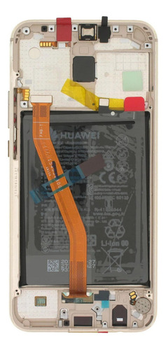 Pantalla Display Compatible Huawei Mate 20 Lite Chasis Pila Color Dorado