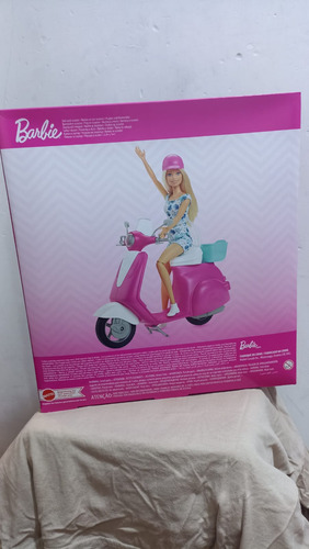 Barbie Muñeca Con Moto Mattel Nueva (Usado)